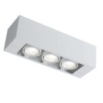 Outlet Plafon potrójny Seto - Biały (100 mm)