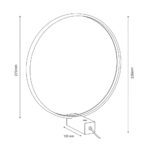 Lampa stojąca Agaro - Biały (270mm) 3000K - obrazek 2