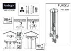 Lampa wisząca Furoku 8 Pł. - Czarny (2000 mm) 3000K - obrazek 3