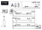 Lampa wpuszczana Hiate Line - Biały (1200 mm) 4000K - obrazek 3