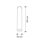 Outlet Plafon Yabu - Szary (250 mm) - obrazek 2