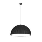 Lampa wisząca Gandra- Czarna (60x30 cm)