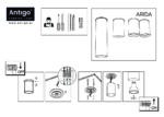 Outlet Plafon podwójny Arida - Szary (90 mm) - obrazek 3
