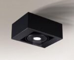Outlet Plafon Uto IL - Czarny (100 mm) 3000K