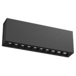 Plafon A-glare 10 - Czarny (90mm)