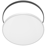Plafon LED / IKA 48 / biało-czarny 4000K