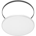 Plafon LED / IKA 38 / biało-czarny 4000K