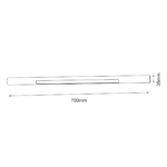 System modułowy MAFRA/ czarny- lampa 70 cm - obrazek 4
