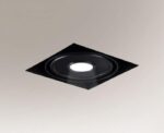 Outlet Lampa wpuszczana Komoro IL - Czarny 3000K