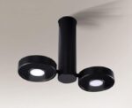 Outlet Reflektor podwójny Natori IL - Czarny 3000K