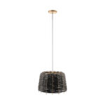 Lampa wisząca SUAMI O/CZARNA