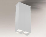 Outlet Plafon podwójny Toda - Biały (280 mm)