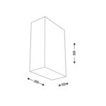 Outlet Kinkiet Hirado- Czarny - obrazek 2
