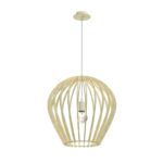 Lampa wisząca BALA/ Naturalne drewno