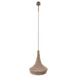 Lampa wisząca MAHAKA 1/ beżowa/Pleciona