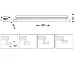Outlet Kinkiet Ibara - Czarny - obrazek 2