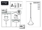 Lampa wisząca MAHAKA 1/ beżowa/Pleciona - obrazek 4