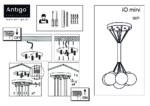 Lampa wisząca iO 7 mini/ Czarna - obrazek 4