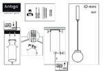 Lampa wisząca iO 1 mini/ Czarna - obrazek 4