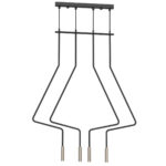Lampa wisząca no. Vi 4 - Czarny