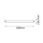 Świetlówka liniowa T8 16W LED, 4000K, Ledvance - 120 cm - obrazek 2