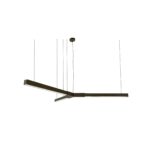 Lampa wisząca średnica 134cm TRIKAL Z1 - Mosiądz 3000K