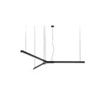 Lampa wisząca średnica 134cm TRIKAL Z1 - Czarny 3000K