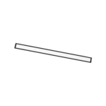 Lampa wpuszczana Hiate Line - Czarny (1200 mm) 3000K