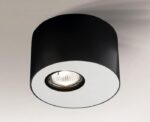 Outlet Plafon Toki - Czarny (90 mm)