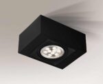Outlet Plafon Uto - Czarny (100 mm)