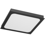 Plafon LED HIKA / CZARNA struktura 3000K 41cmx41cm