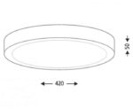 Outlet Plafon Nomi - Czarny 420 mm - obrazek 2