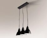 Outlet Lampa wisząca Daisen 3 PŁ. - Czarny