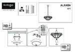 Lampa wisząca ALKABA/ platyna - obrazek 4