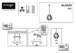 Lampa wisząca ALKAZA/ platyna - obrazek 4