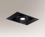 Outlet Lampa wpuszczana Muko IL - Czarny 3000K