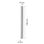 KOMATSU Slim- szyna magnetyczna 1m/ natynkowa / czarna - obrazek 4
