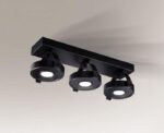Outlet Reflektor potrójny Sakura IL - Czarny 3000K