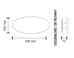 Outlet Kinkiet Suzu - Biały (500 mm) 3000K - obrazek 2