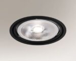 Outlet Lampa wpuszczana Wasabi - Czarny (140 mm )