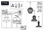 Lampa wisząca BALA/ Czarna/ Naturalne drewno - obrazek 4