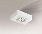 Outlet Plafon Koga H - Biały (80 mm)