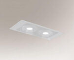 Outlet Lampa wpuszczana podwójna Muko IL - Biały 3000K