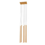 Lampa wisząca Kosame 5 - Złoty