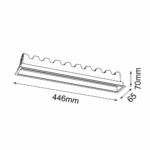Lampa wpuszczana A - GLARE in 15 - Biały - 4000K - obrazek 2