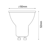 Żarówka GU10, 6,9W LED, 3000K, Ledvance - obrazek 2